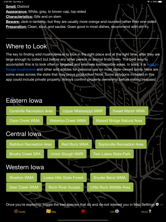 Iowa Mushroom Forager Map!のおすすめ画像7