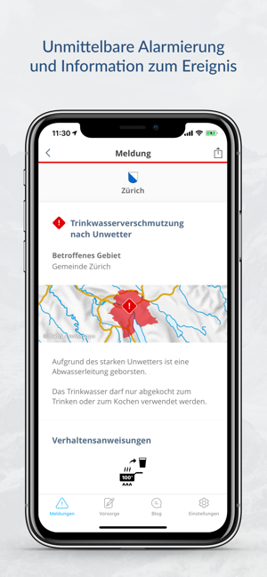 ‎Alertswiss Screenshot