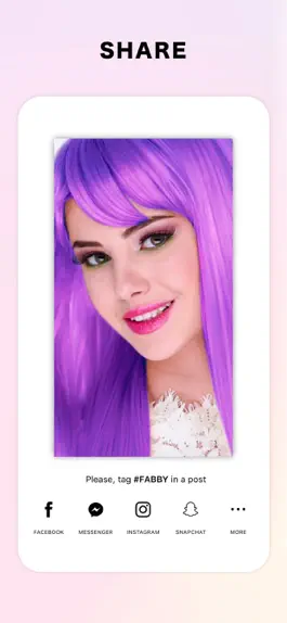 Game screenshot Fabby Look — Hair Color Editor hack