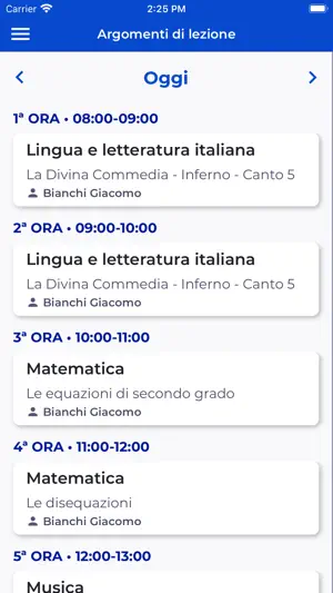 Nuvola - Tutore Studente screenshot 3