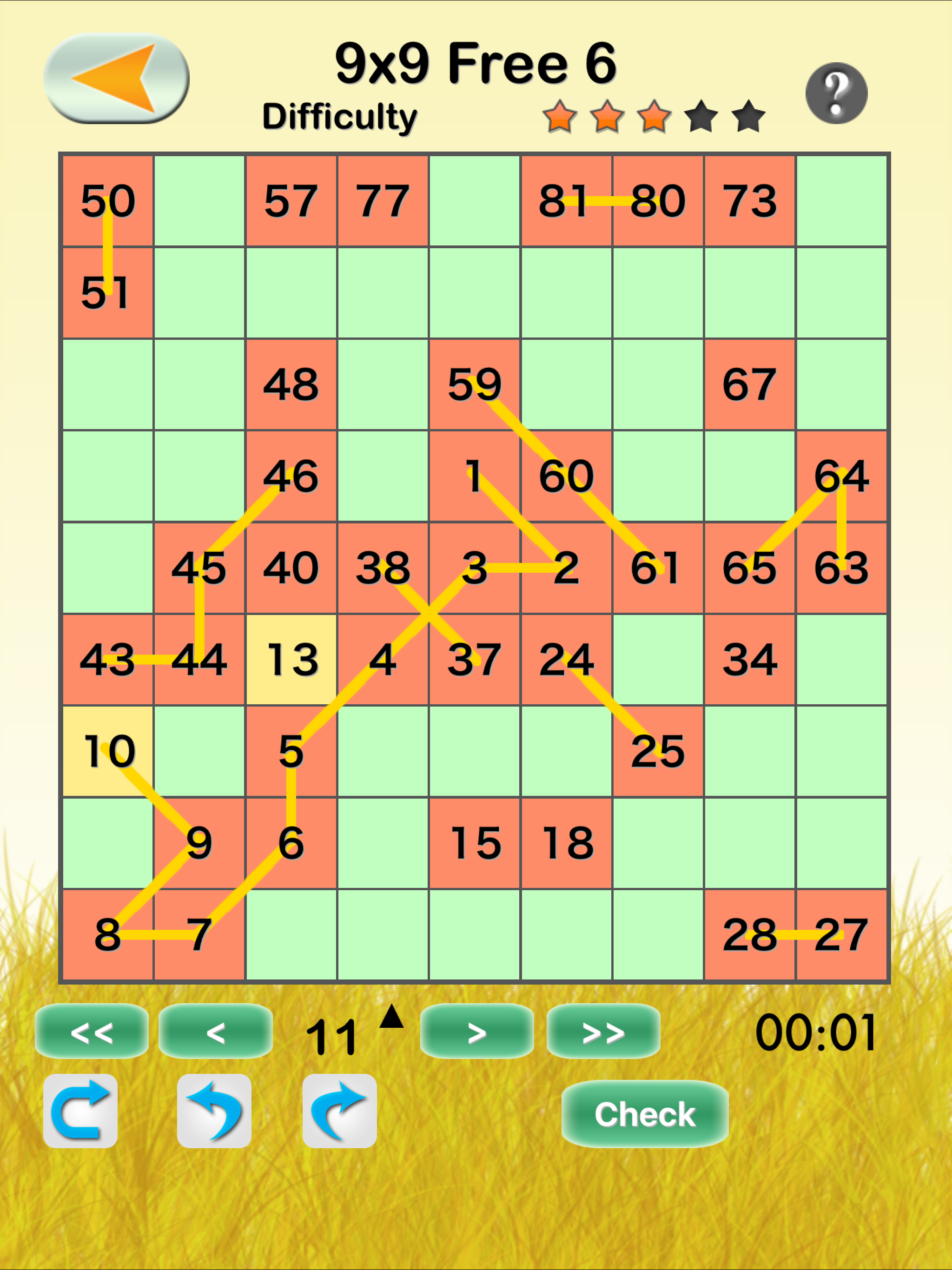 Number Join - Connect Diagonal
