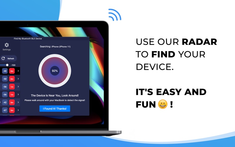 Screenshot #3 for Find My Bluetooth BLE Device