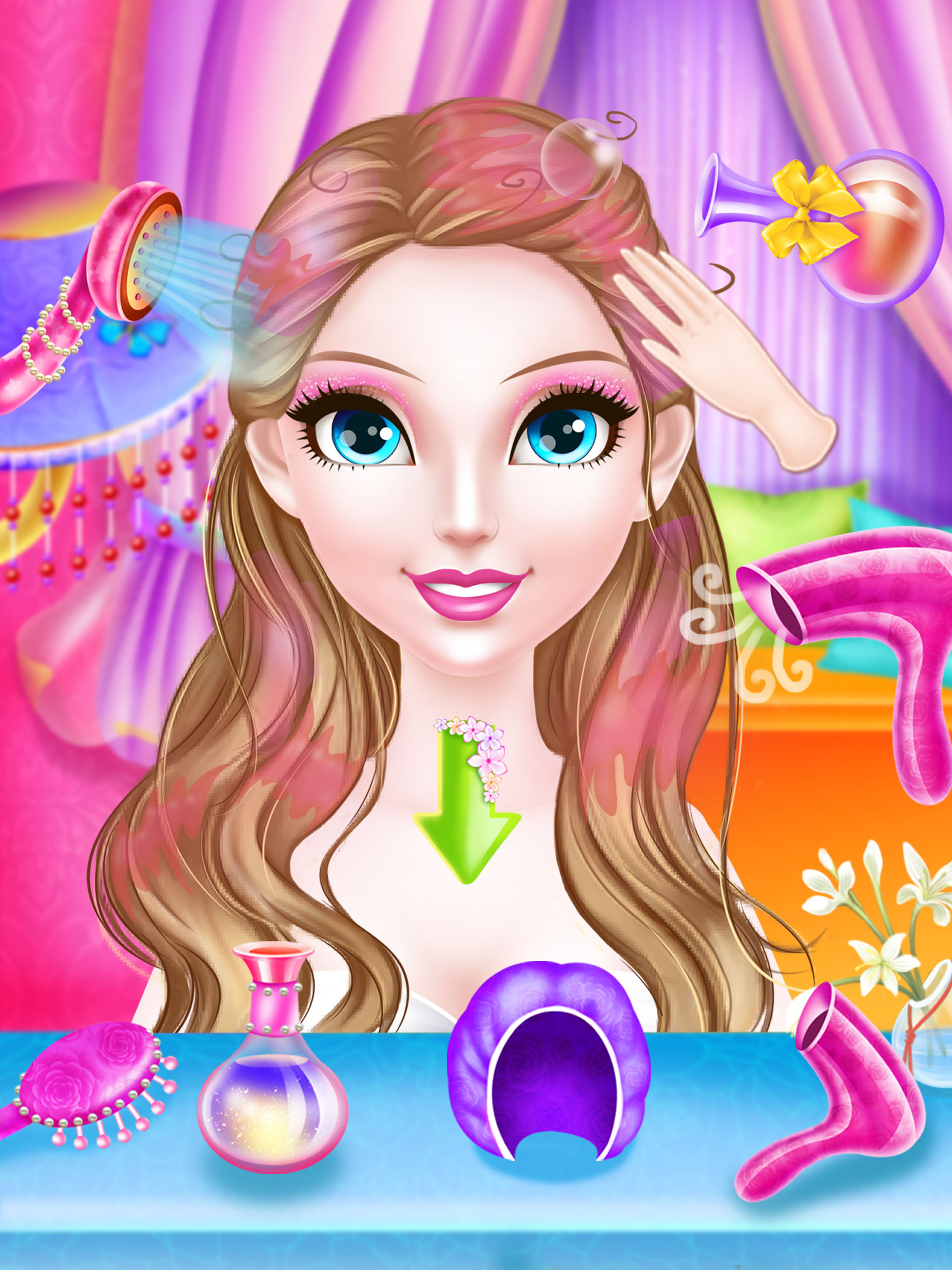 Wedding Dress-Girl Makeup Game screenshot 7