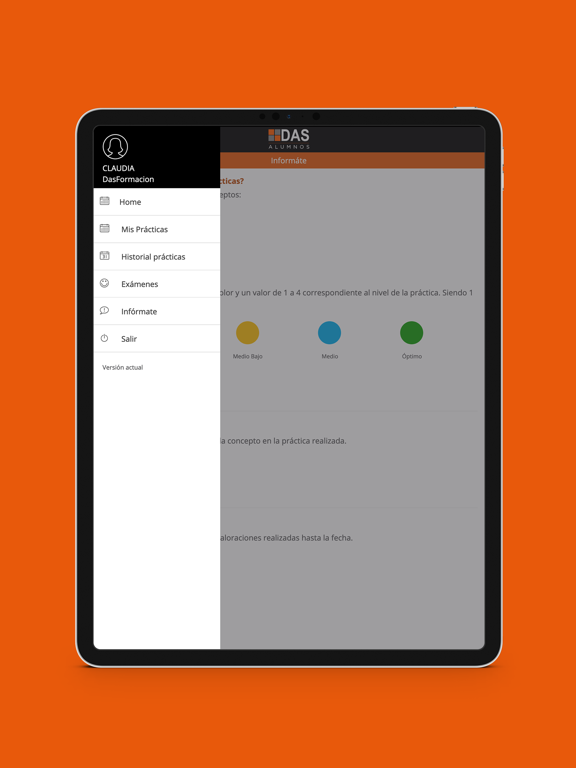 Autoescuela DAS alumnos iPad screenshot 5 - Productivity app
