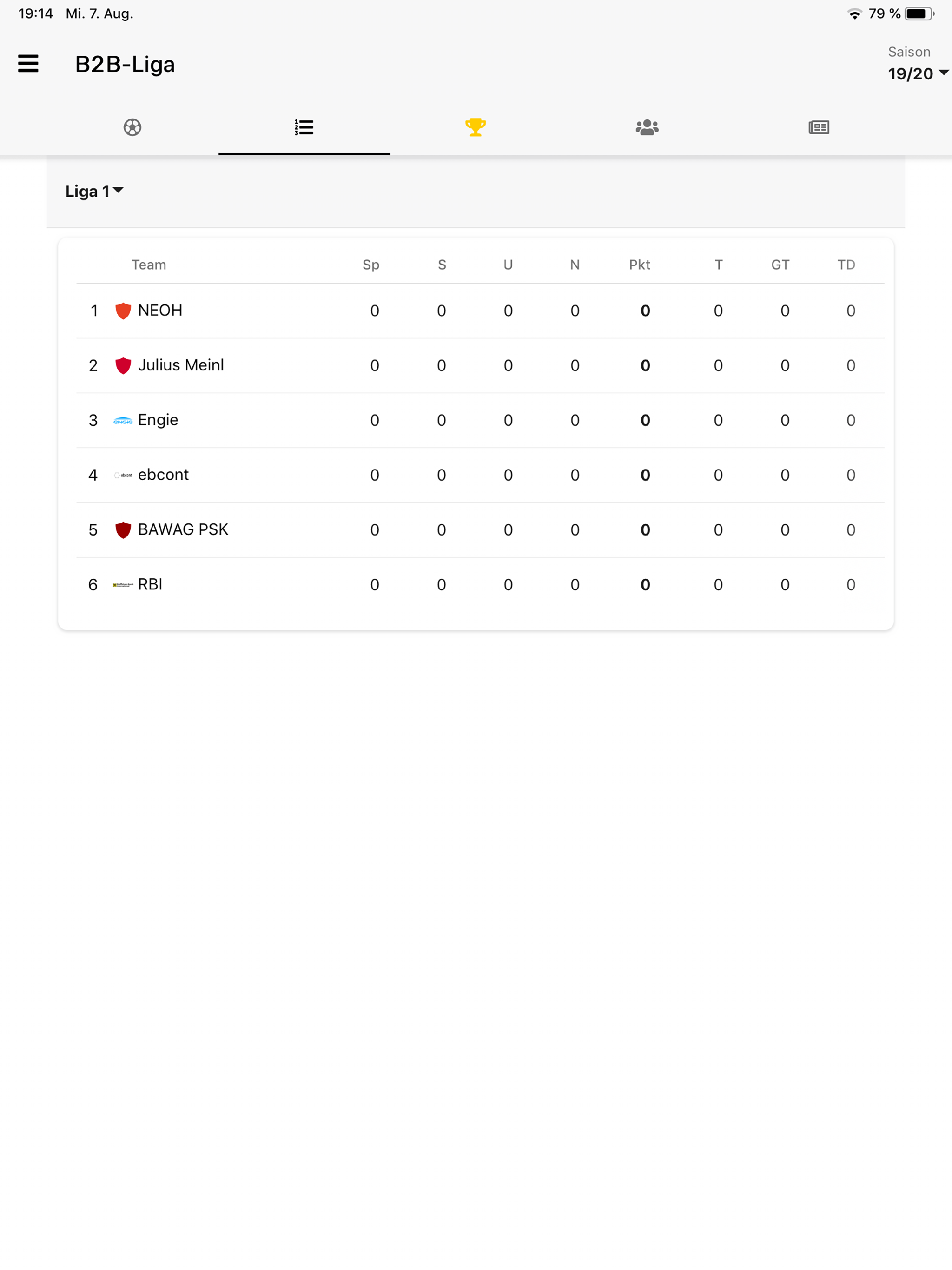 B2B Liga screenshot 7