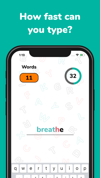 Type Fast - Typing Practiceのおすすめ画像1
