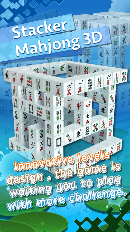 #1. Stacker Mahjong 3D (iOS) Podle: mei lien lin