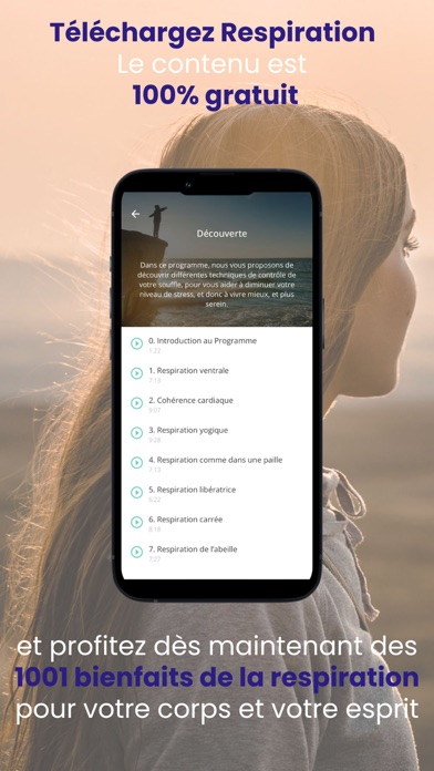 Respiration l'App Anti-Stress Screenshot