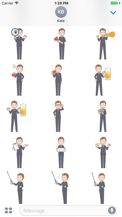 Screenshot #2 pour Sticker Me: Young Business Man