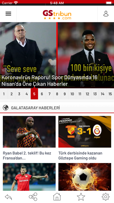 Screenshot #1 pour Galatasaray Haberleri