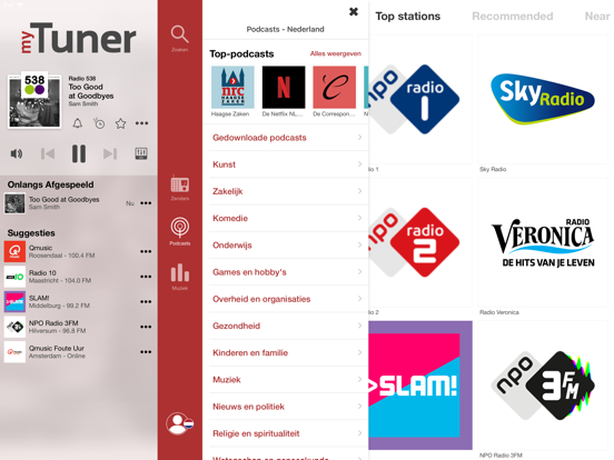 myTuner Radio Pro: iPad app afbeelding 4