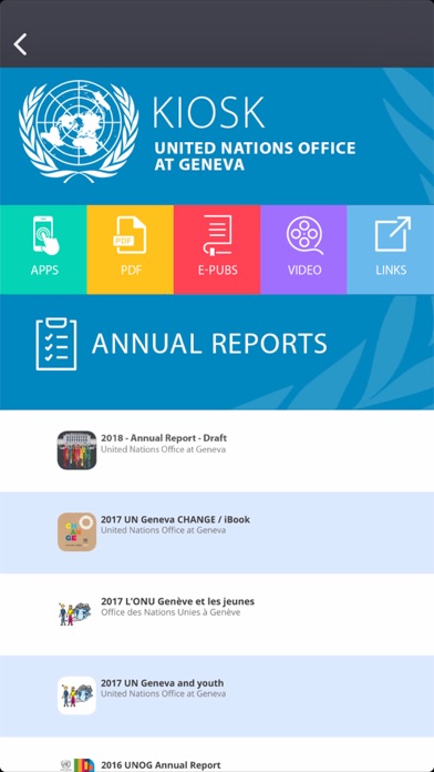 Screenshot #2 pour UNOG Kiosk