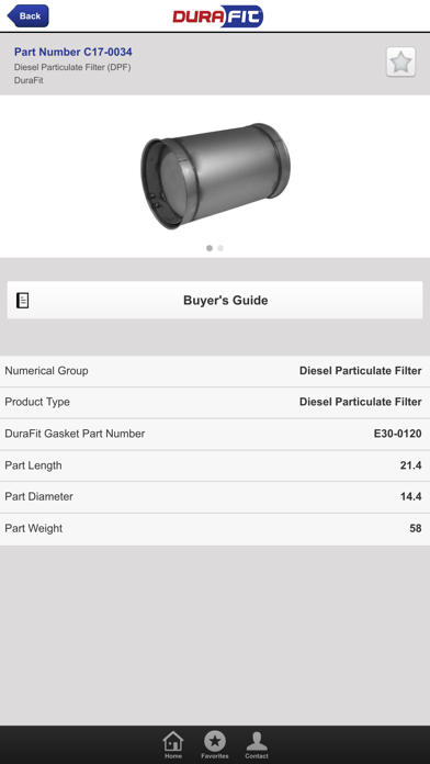 DuraFit Catalog Screenshot