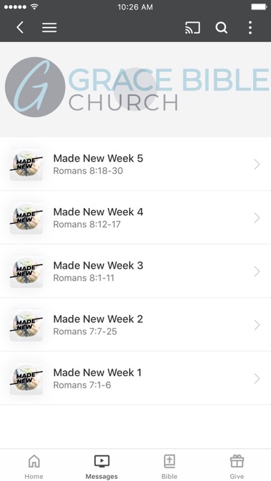 Grace Bible Church Shorewood Screenshot