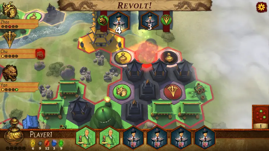 Reiner Knizia Yellow & Yangtze screenshot 2
