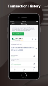 SecuX EvPay screenshot