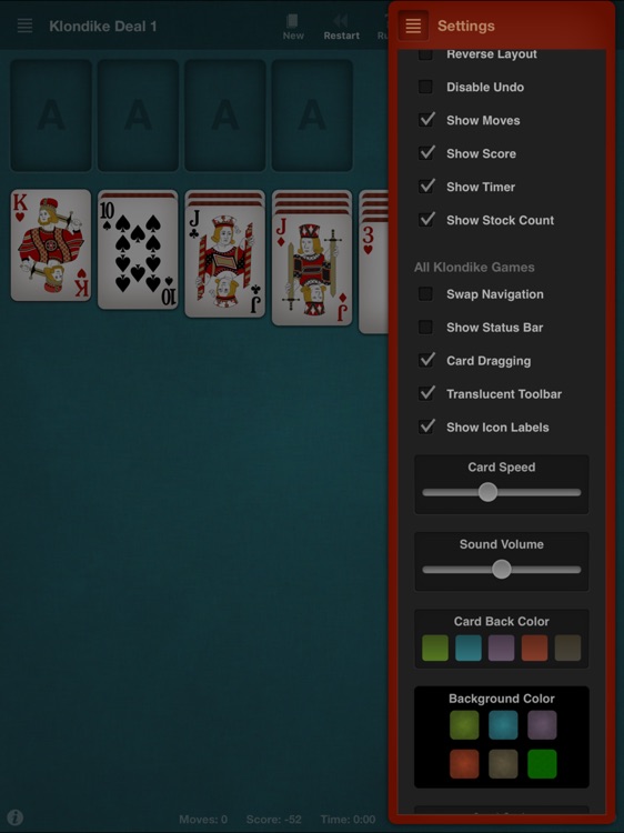 Solitaire HD by Solebon screenshot-3