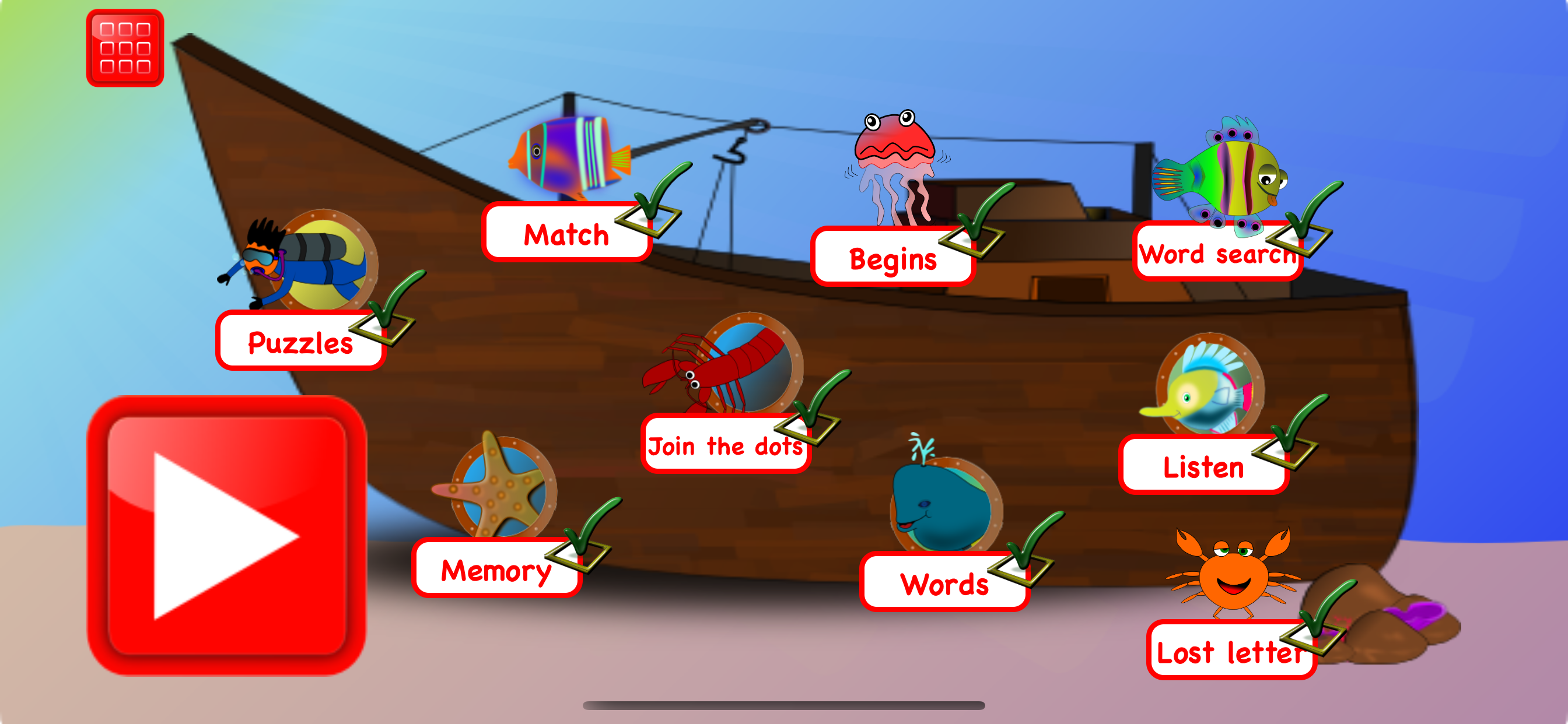 First Grade ABC Spelling kids