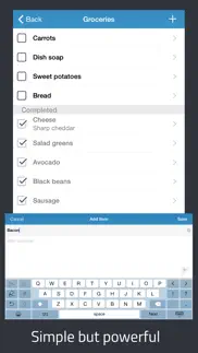 paperless: lists + checklists iphone screenshot 2