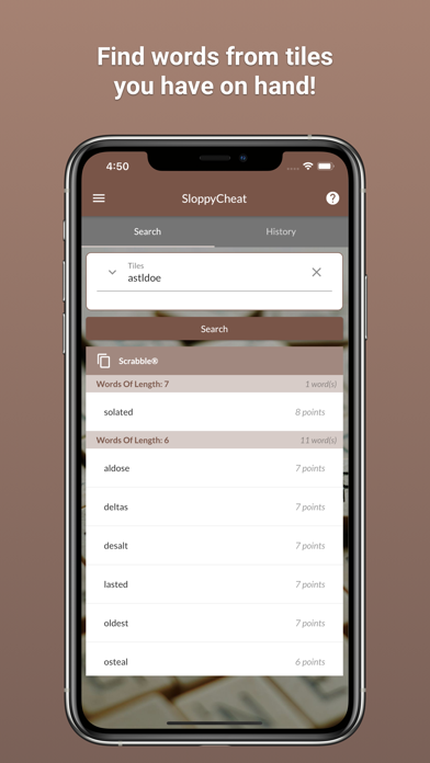 App screenshot
