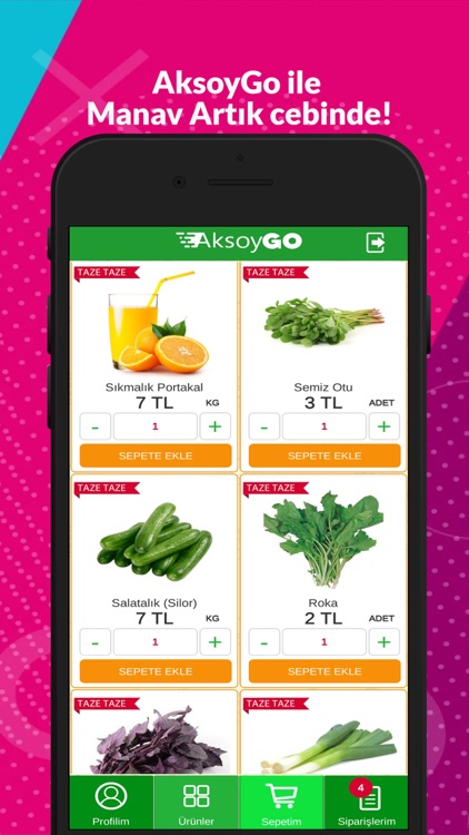 AksoyGo Eskişehir'in E-Manavı