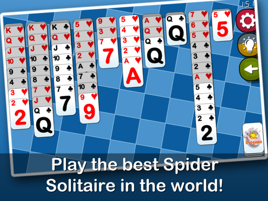 Super Spider Solitaire! iPad app afbeelding 1