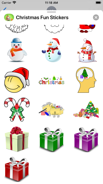 Christmas Fun Stickers Screenshot