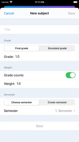 Game screenshot GradeCalc - GPA Calculator apk