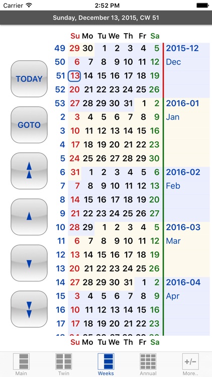 Flowing Calendar PRO