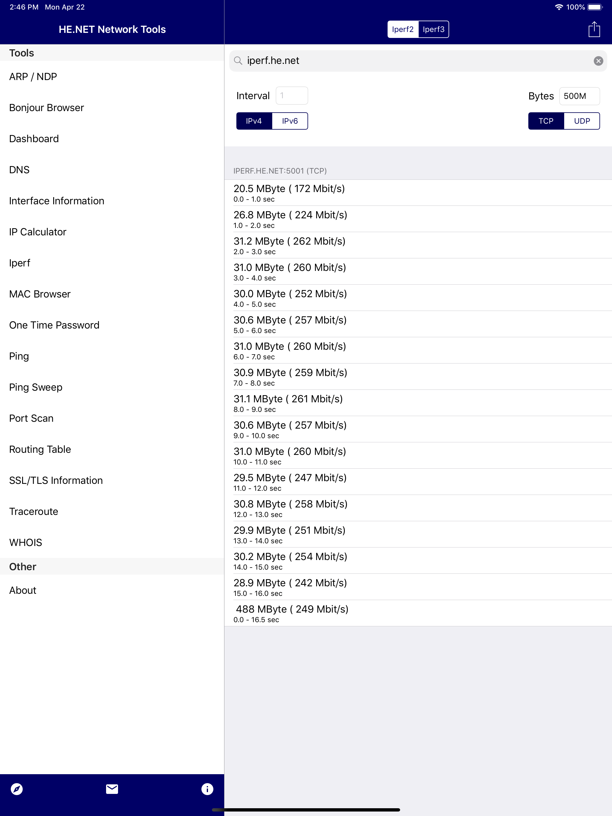 HE.NET Network Tools screenshot 8