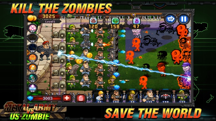 Metal Army VS US Zombie