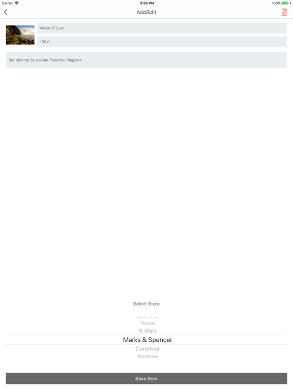 Screenshot #5 pour Listr - Create Your Wish List