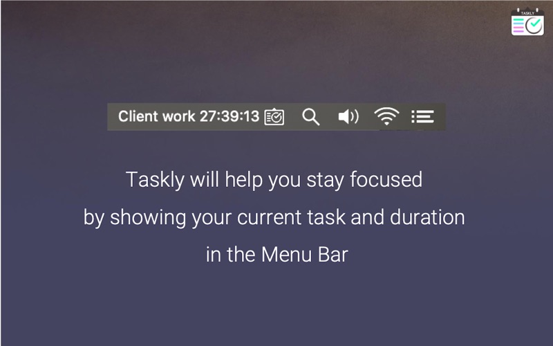 Screenshot #3 pour Taskly - Menu Bar task manager