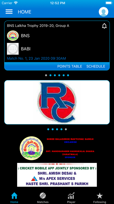 Balasinor Cricket Screenshot