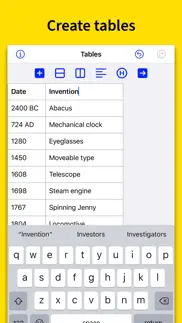 markdown tables iphone screenshot 1