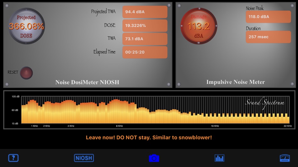 #2. SoundMeter+ (iOS) 由: AuralWare, LLC