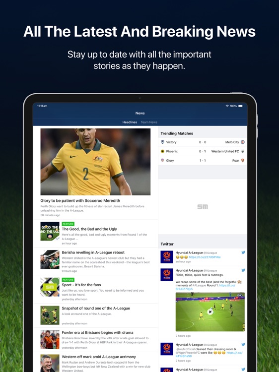 A-League Live for iPad screenshot-4