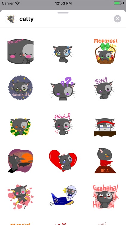 Catty  - Cute Cat Stickers