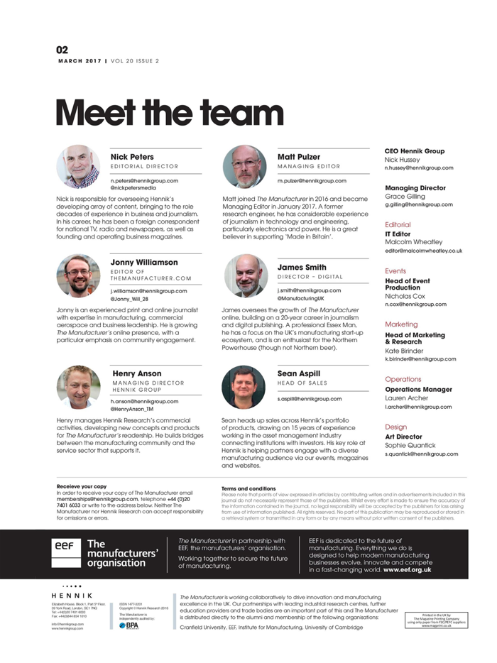 The Manufacturer Magazine