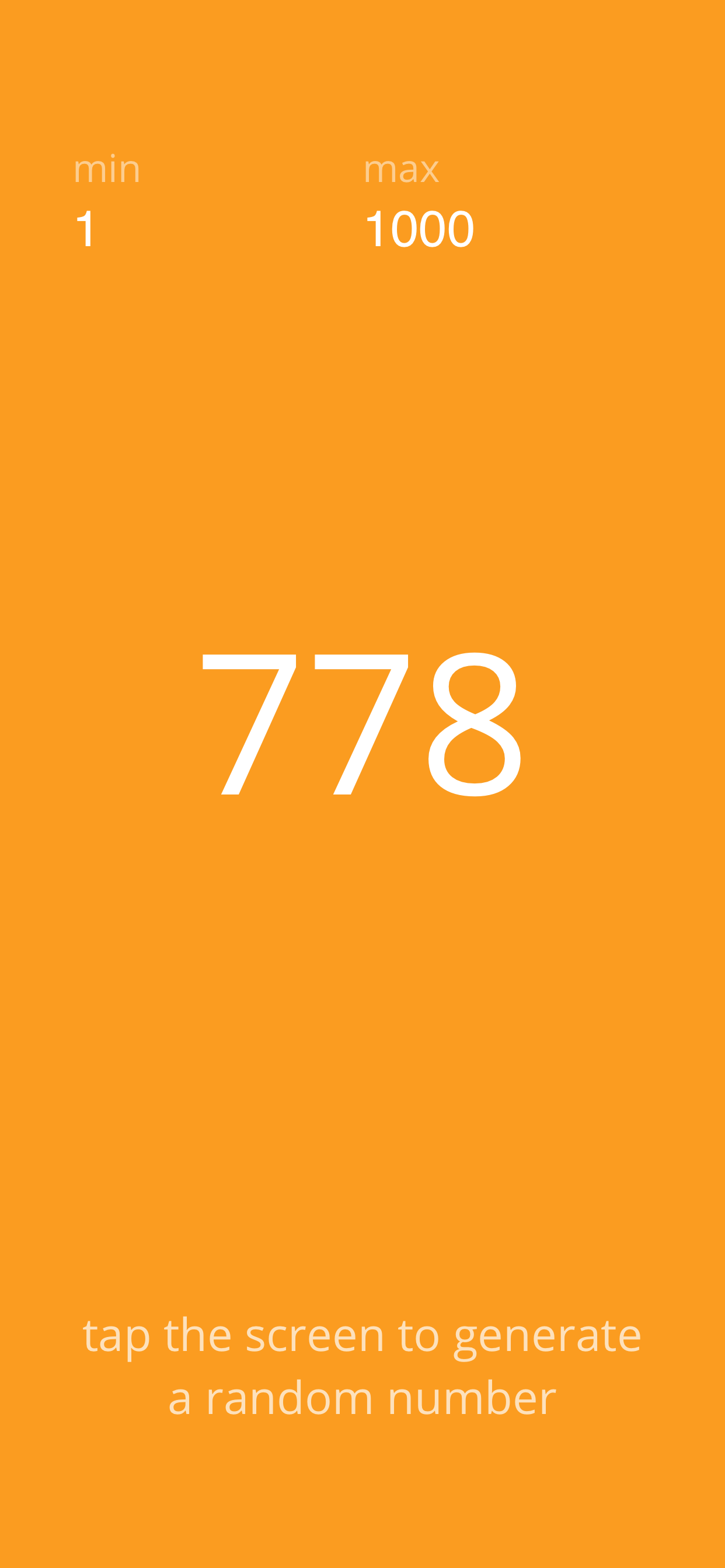 A Random Number Generator