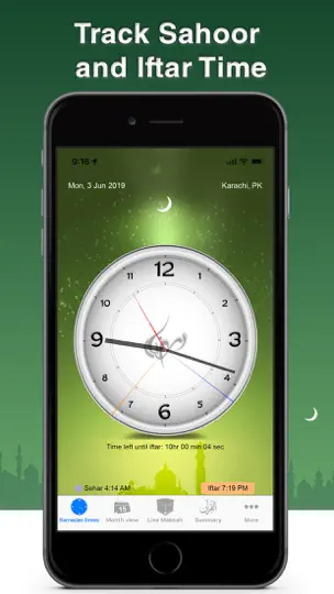Capture d'écran de Ramadan Times sur iPhone 1