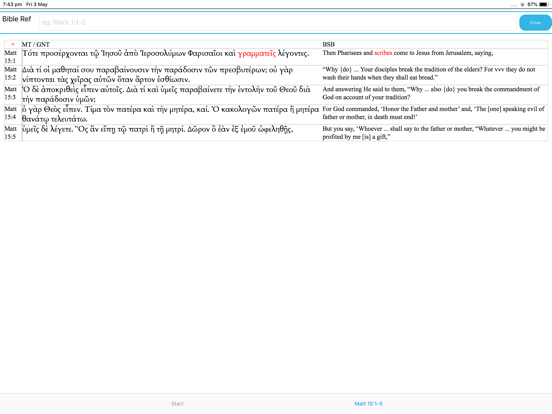 BibleCrawler iPad screenshot