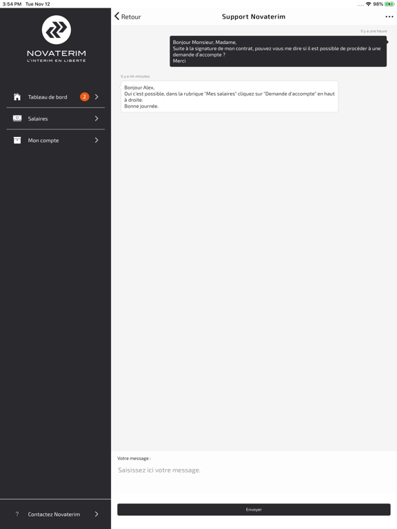 Screenshot #5 pour Novaterim Gestion