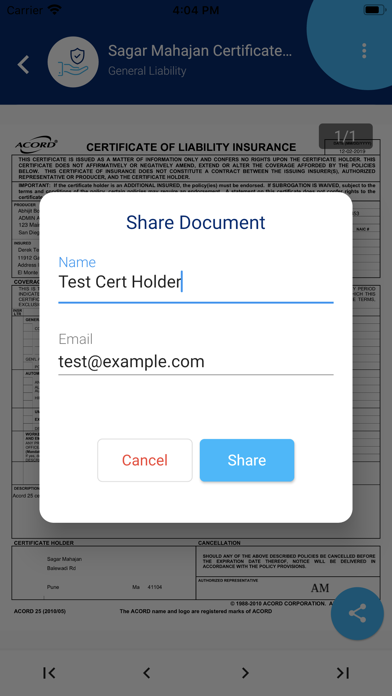 App screenshot