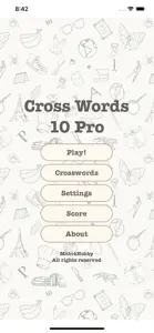 CrossWords 10 Pro screenshot #1 for iPhone