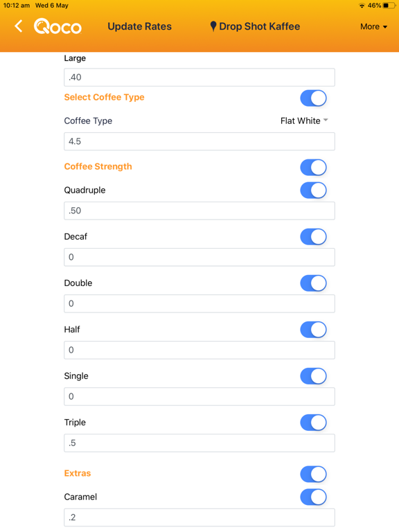 Screenshot #5 pour QOCO Cafe Admin & Sign Up