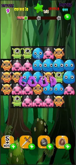 Game screenshot Monster Frenzy Match 3 game apk