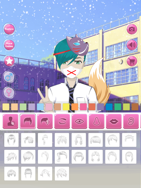 Screenshot #4 for Anime Avatar - Face Maker