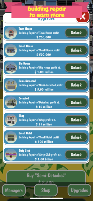 Skjermbilde for Rent Business Tycoon Game