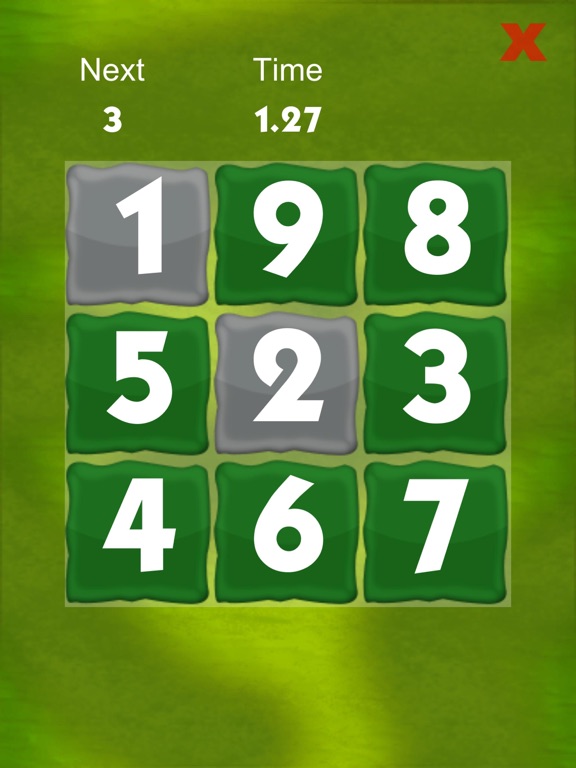 Schulte Table-Try To Focus iPad screenshot 4 - Education app